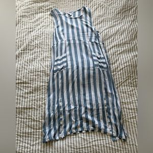 April Cornell Blue Stripe Dress